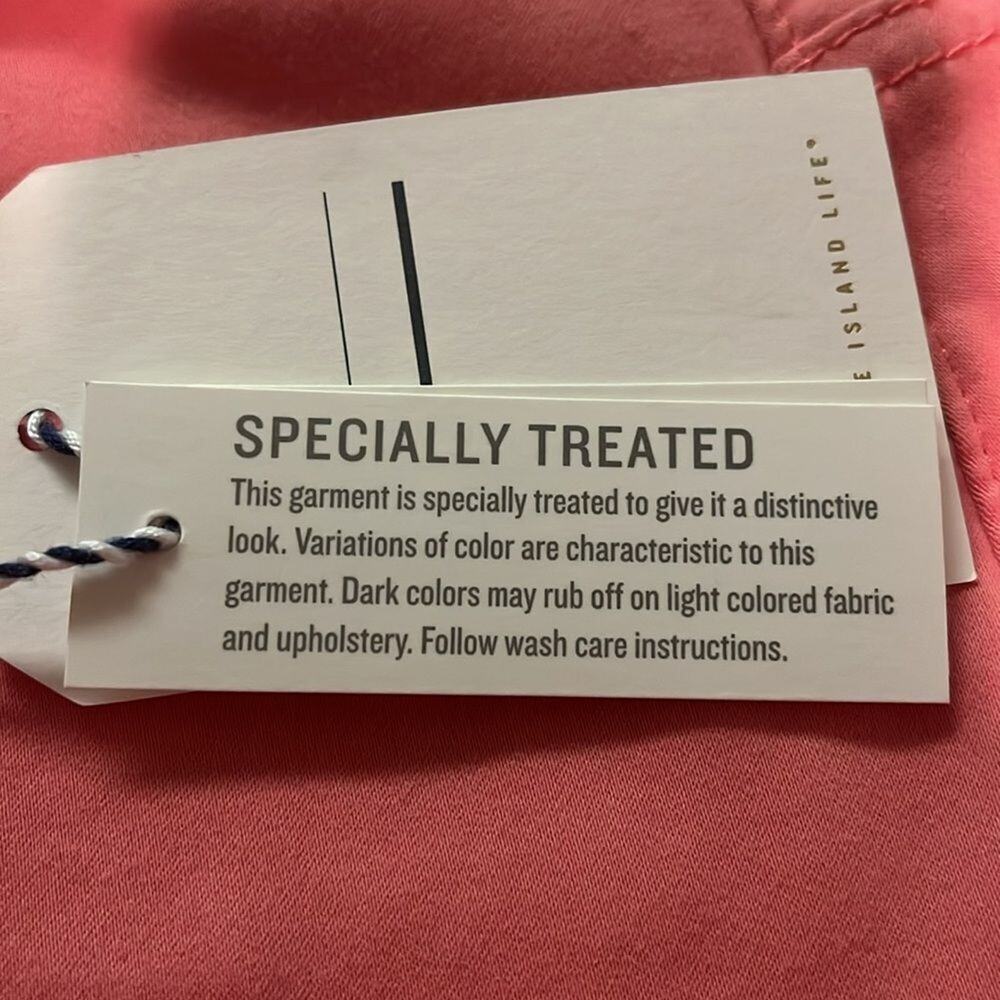 Tommy Bahama Boracay Beach Denim Tencel Skirt Pure Coral Size 14 - Picture 7 of 7